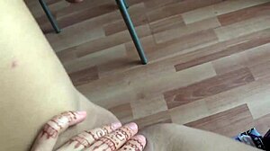 close up of orgasm with panties