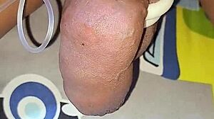 Myanmar gay cocklovermlm goes hard with homemade saline injection