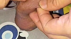 Myanmar gay cocklovermlm goes hard with homemade saline injection