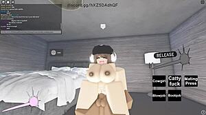 Roblox porn with big tits and missionary position