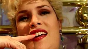 Hairy Wife From The Nineties Masturbates With Toys