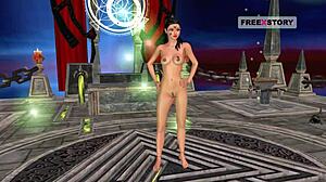 Feeling wild watching this Indian teen's animated cartoon porn