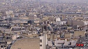 Busty spex lesbo getting eaten out