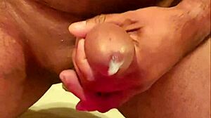 Intense Cum Swallowing Blowjob Action