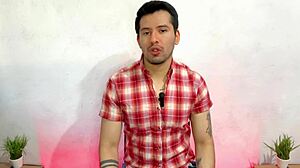 Hetero friend lets gay buddy suck his massive 23cm cock intensely