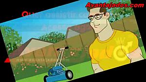 desenho gay o negro e o jardineiro