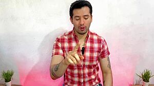 Hetero friend lets gay buddy suck his massive 23cm cock intensely