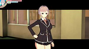 Feisty busty jk asami gets tit massage and sex in 3dcg anime