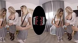 Virtual Taboo - Discipline is the key to her big tits and shaved pussy!