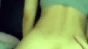 Wet Asian girlfriend orgasms on big white cock!