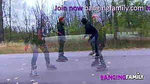 Novinha Bends Over For Big Cock Blowjob With Dirty Talk And Spreading