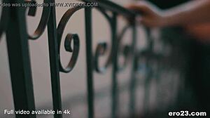 Maya Bijou dreams of the perfect ebony tattooed cowgirl ride with bareback interracial