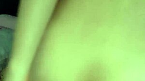 Wet Asian girlfriend orgasms on big white cock!