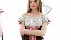 i say, 'lick that shaved pussy, adel bye,' as she bends over in stockings