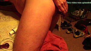Solo anal assfucking and masturbation first time