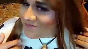 this hot cowgirl anal riding in costumes is shaved and gay