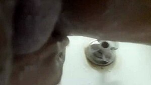 Detailed Anal Masturbation With Dildo In Shower