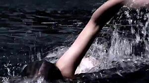 i saw dis supernatural sexy bikini girl swimmin, it wuz amazin