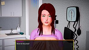 My New Family 402 Cartoon Game with Brunette and Redhead Characters