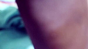 Petite Ebony Takes Massive Hairy Cock In Anal POV.