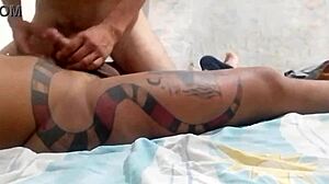 Novinho Feels Intense Pleasure Falling on Mouth in Crossdressing Oral Scene