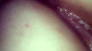 This extreme close-up shows Kona deep with a vibrator, getting wet