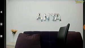 First minute of slim big tits webcam show with toys