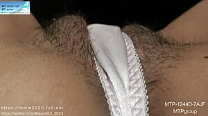 St-04-2 wears erotic fetish panties and skirt. Amateur crotch shooting images.