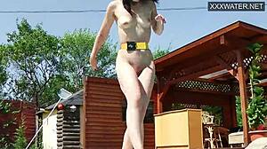 minnie and eduard fuck in pool