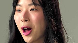 Up close, I’m watchin’ horny brunette Elle Lee finger herself solo... dang!