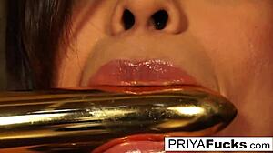 priya rai vibrates her big tits, wanna join?