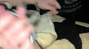 Best friends gf jerking my cock.