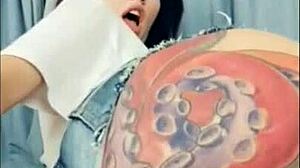 telari loves cumming from anal but hates the pain in her tight asshole