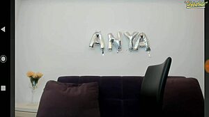 First minute of slim big tits webcam show with toys