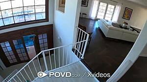 Step Sis Blackmails for Blowjob