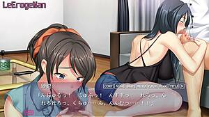 I-I hear the wife next door moaning, Hiroto 6, with blowjob and creampie in this anime