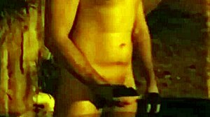 i love showing off my feet to that handsome bearded gay guy outdoors