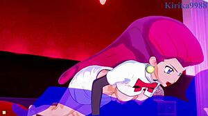 LILLIE AND JESSIE MUSASHI SHARE INTENSE SEX IN POKEMON HENTAI