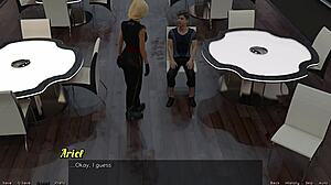 in this episode, the curvy anime character performs on stage, her big tits bouncing.