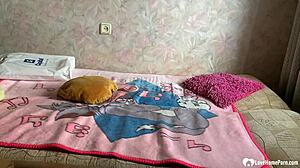 Cute teen deepthroats friend's cock in homemade video