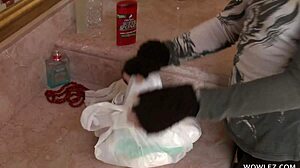 Georgia Jones and Lena Nicole intensely make up with lesbian sex