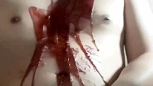 Intense Wax Play on Cock Foreplay!