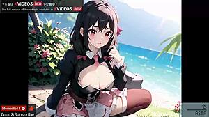 I'm Yunyun 210 in this uncensored hentai video, oh god!