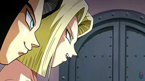 Bulma encounters big boobs androids in adventure part 2