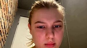 Young Outdoor Anal Fuck with Monster Cock and Shaved Pussy