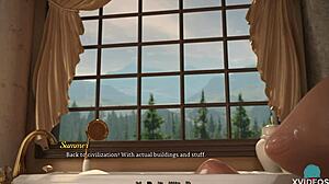 Dreamland 26! Two hotties showering in nature with horny vibes