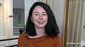 Joana's Intense First Time On Camera With Tight Pussy Fingering Leading To Orgasm