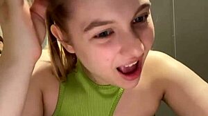 Young Outdoor Anal Fuck with Monster Cock and Shaved Pussy