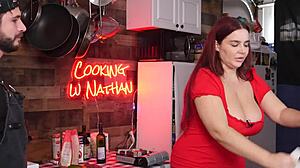 I’m always horny, especially messing around in the kitchen lately