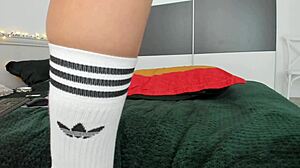 hot teen bbw tries first anal on webcam